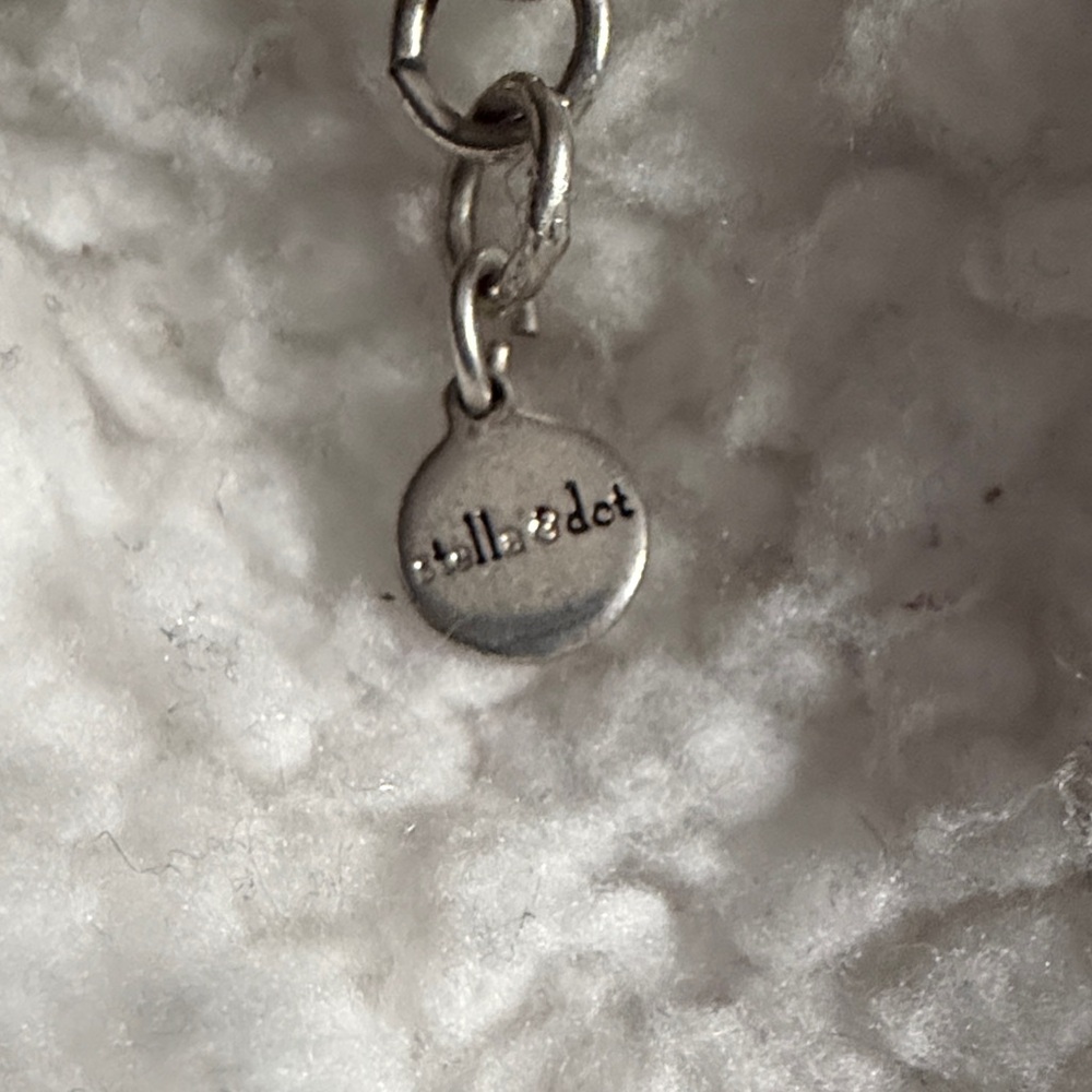 Stella & Dot Silver and Black Crystal Bracelet - Picture 2 of 13